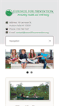 Mobile Screenshot of councilforprevention.org